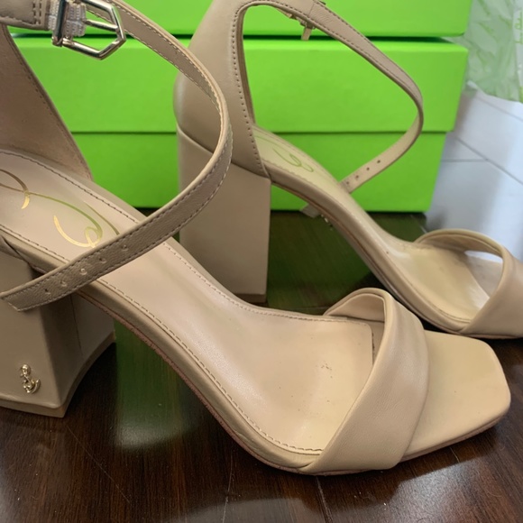 Sam Edelman Danielle Block Heel Ankle Strap Sandals - Picture 3 of 6